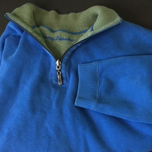 Tommy Bahama Men’s sweatshirt may be reversible - Picture 2 of 5